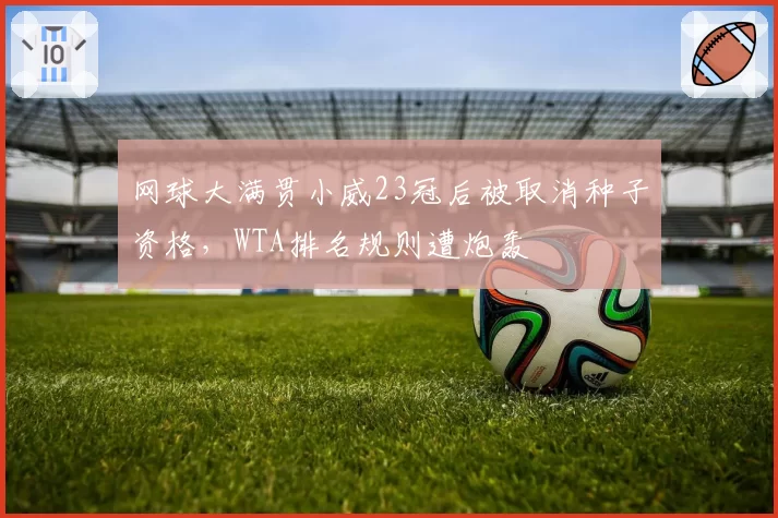 网球大满贯小威23冠后被取消种子资格，WTA排名规则遭炮轰